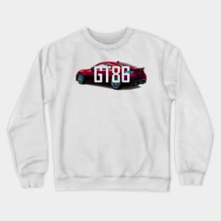 GT86 PIXEL RED Crewneck Sweatshirt